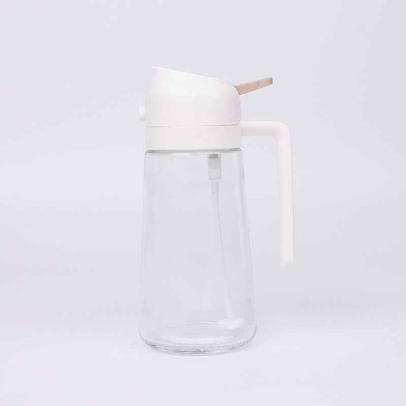 New Two-in-one Glass Oil Pot Kitchen Soy Sauce Bottle Atomization Bottle