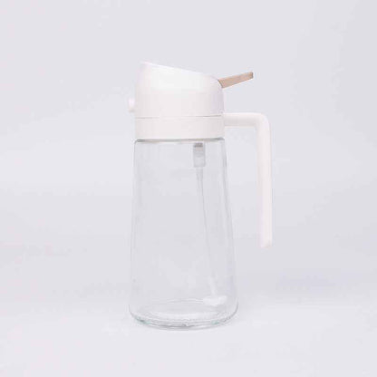 New Two-in-one Glass Oil Pot Kitchen Soy Sauce Bottle Atomization Bottle