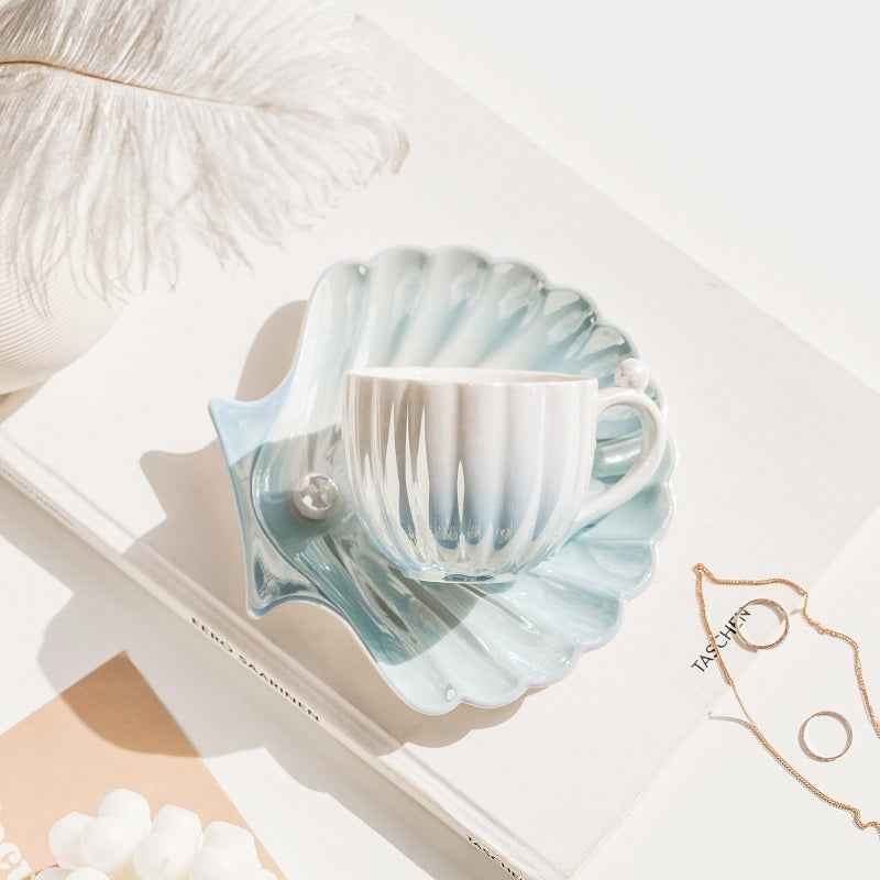 Pearl Cup Ceramic Mug European Small Exquisite Coffee Cup