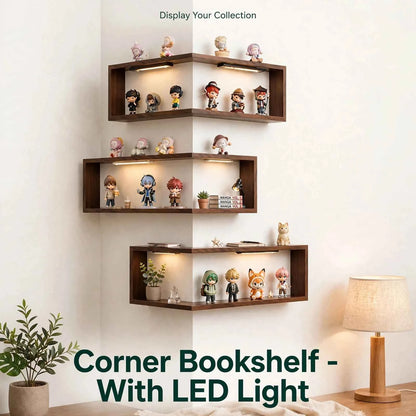 Premium Floating Corner Wall Shelf