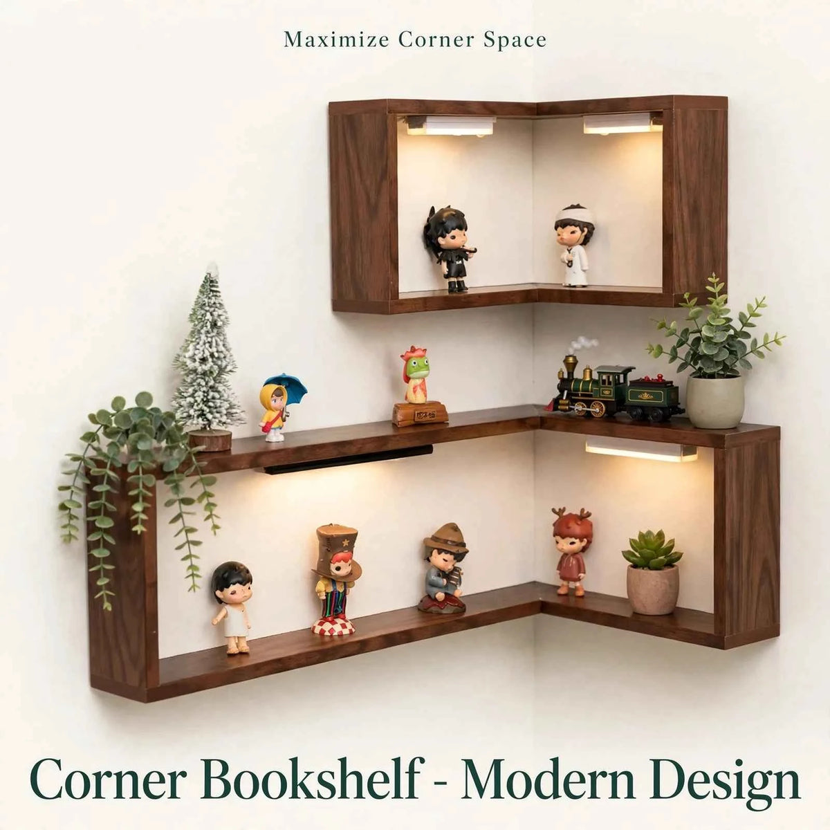 Premium Floating Corner Wall Shelf
