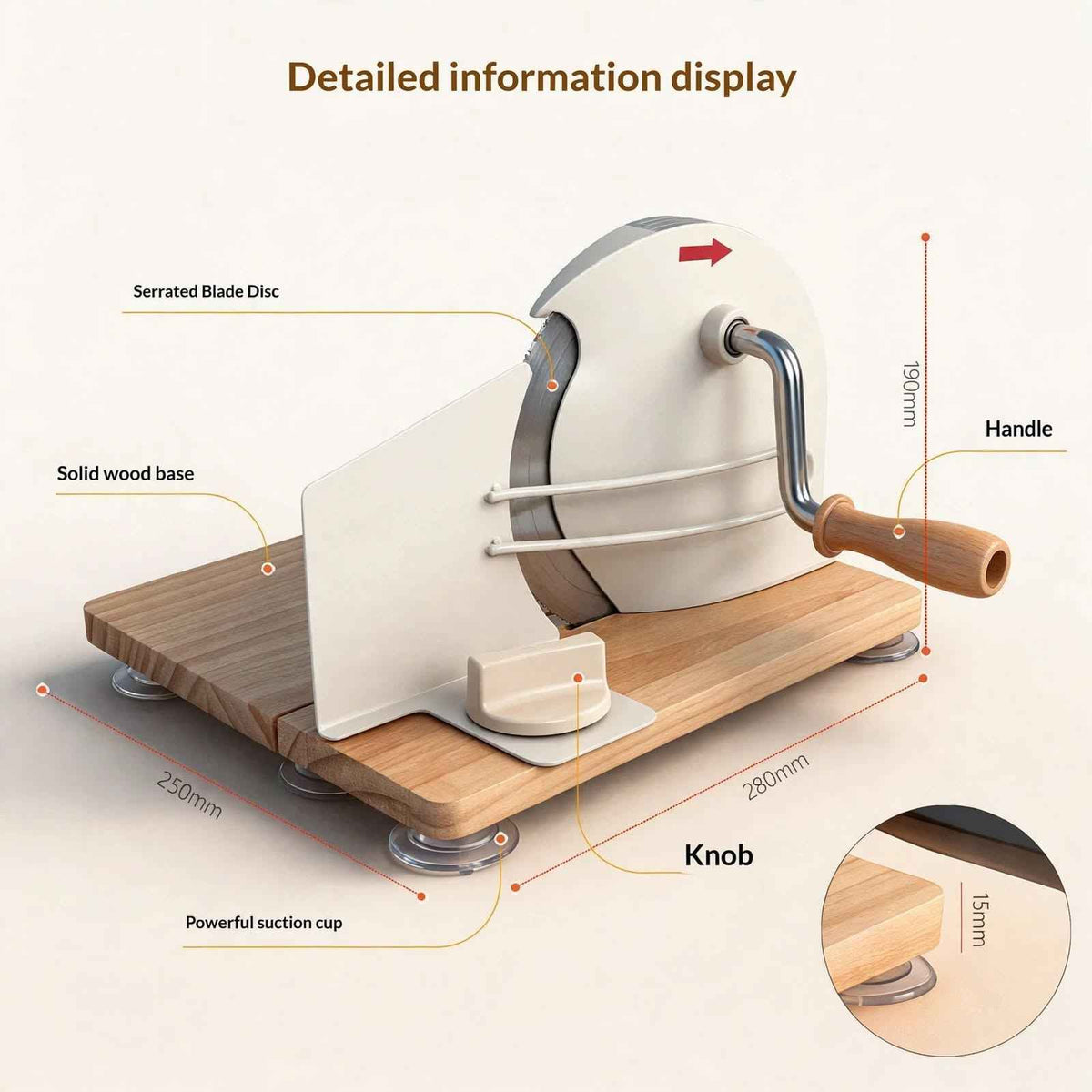 Premium Manual Bread Slicer