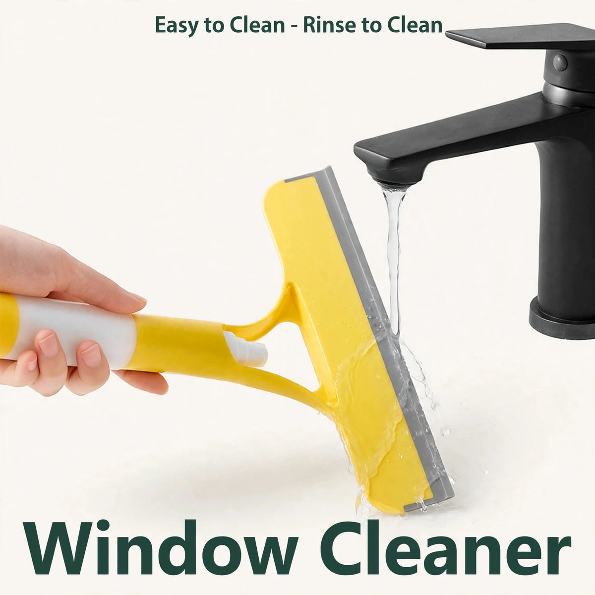 Glass Scraper for easy window and mirror cleaning